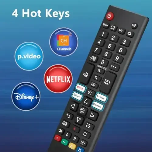 Universal for LG Smart TV masofiy boshqaruv pultini almashtirish (2 dona) - 4