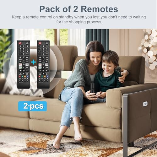 Universal for Samsung Smart TV Remote Control Replacement (Pack of 2) - 4