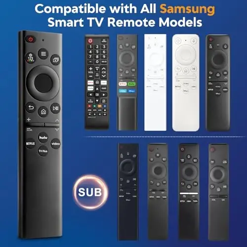 Universal for Samsung-TV-Remote-Control Replacement,Compatible with All Samsung Smart Frame Curved QLED TVs 