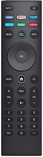 Universal Masofaviy boshqaruv, XRT140 Smart TV masofaviy boshqaruvchisi VIZIO barcha LED LCD HD 4K UHD HDR Smart TV bilan mos keladi - Smartby