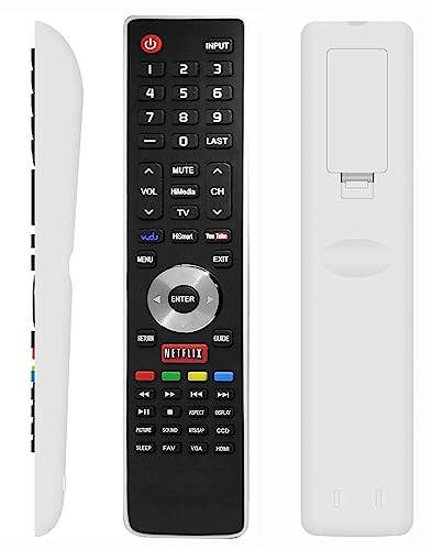 Universal Remote Control Compatible with All Hisense Smart Internet TV Replacement for Hisense EN-22652A EN-31201A EN-33922A EN-33925A EN-33926A - 1