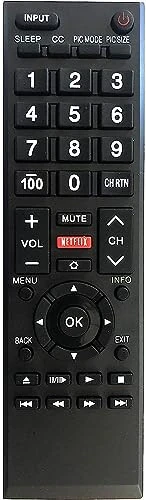 Universal Remote Control for All Toshiba TVs, LCD, LED, Smart, and 4K TVs. No Setup Needed. - UBay