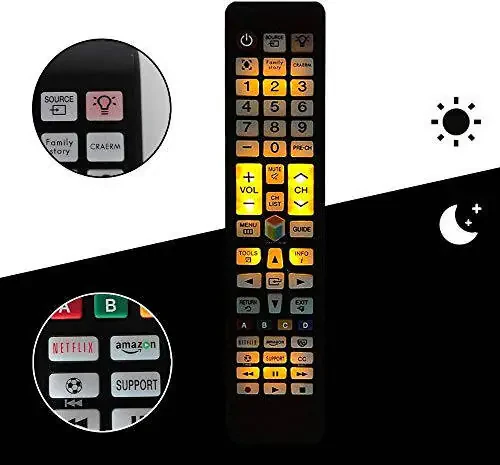 Universal Remote Control for Samsung TV Remote Control fits for All Samsung LED HDTV Smart TV with Netflix Button and Samsung Backlit Remote - No Setup Needed - 7