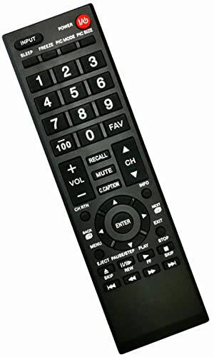 Universal Remote Control for Toshiba TV, Replacement for All Toshiba LCD LED HDTV 3D 4K UHD Smart TVs - 2