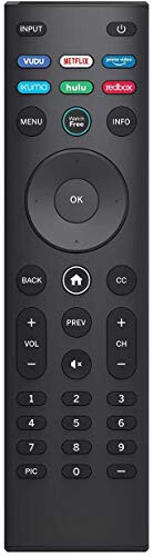 Universal Remote Control, XRT140 Smart TV Remote Compatible with VIZIO All LED LCD HD 4K UHD HDR Smart TVs - 1