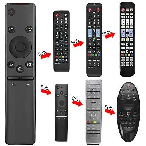 Universal Remote for All Samsung TV Remote, Replacement Compatible with All Samsung LED, LCD, QLED, HDTV, 3D Series Smart TVs (BN59-01259B) - 2