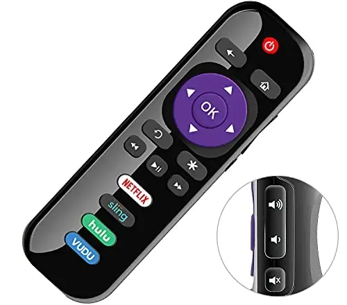 Universal Remote for Roku TV, Replacement for TCL/Onn/Hisense/Insignia/Sharp Roku TVs 