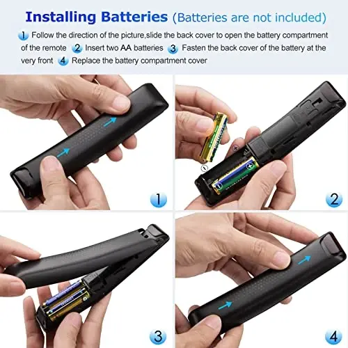 Universal Replacement for Samsung-Smart-TV-Remote, New Upgrade Infrared for Samsung Remote Control, with Netflix,Prime Video,Hulu Buttons - 1