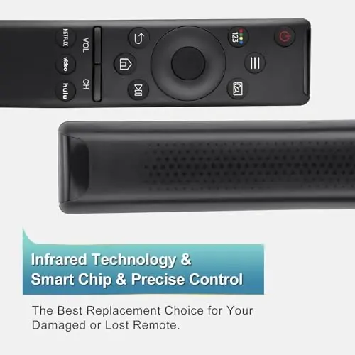 Universal Replacement for Samsung-Smart-TV-Remote, New Upgrade Infrared for Samsung Remote Control, with Netflix,Prime Video,Hulu Buttons - 6