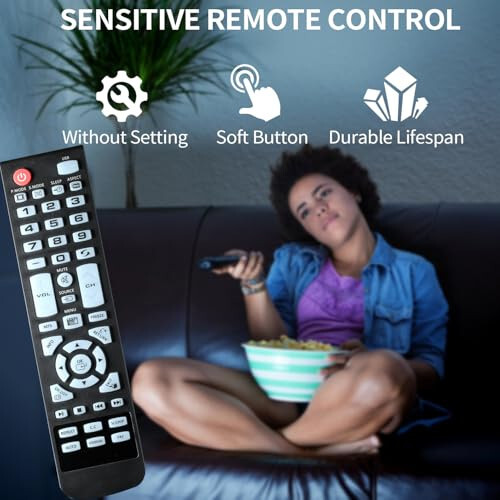 Universal Replacement Remote Control for All Element TV - 7