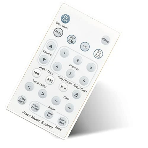 Universal Replacement Remote Control for Bose Wave SoundTouch Music Radio System I II III IV - Without Battery White Color 