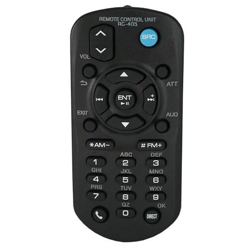 Universal Replacement Remote for Kenwood Car Audio Stereo Head Unit KDC-MP345U, KDC-MP445U, KDC-MP745U, KDC-X395, KDC-X396, KDC-X494, KDC-X496, KDC-X595, KDC-X596, KDC-X695, KDC-MP252U - 1