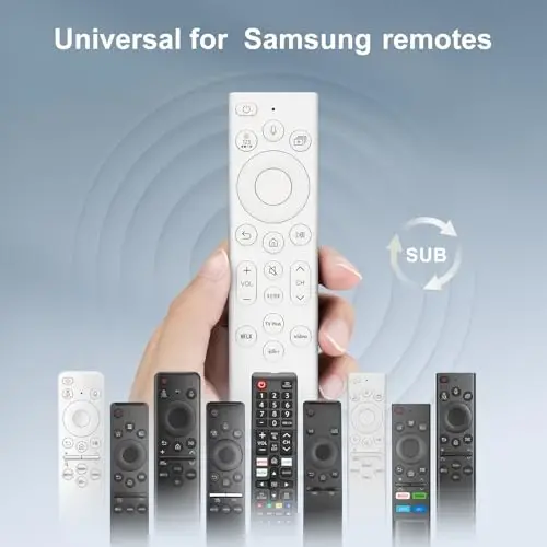 Universal Replacement Voice Remote Control for Samsung Smart TVs 2019-2026 | Voice remote for 2019-2026 Samsung TVs (voice-ready), works QLED/Frame/Serif, replaces BN59-01385, easy pairing, durable ABS - 3