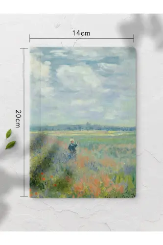 Unlined Notebook, Monet Notebook 4 Pcs, Notebook, Art Notebook, 64 Pages 14*21cm-Monet - POSTIFULL (1)