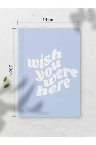 Unlined Notebook Set - Blue - 4 Pieces - 14cm*20cm - 64 Pages - Blue - 3