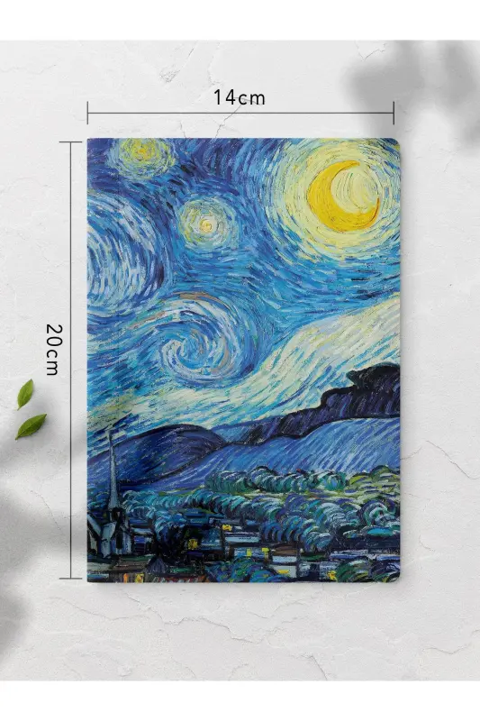 Unlined Notebook, Van Gogh Notebook 4 Pieces, Notebook, Art Notebook, 64 Pages 14*21cm-Van Gogh - 3