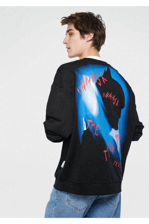 Unmask The Truth Printed Black Sweatshirt 0611235-900 - 2