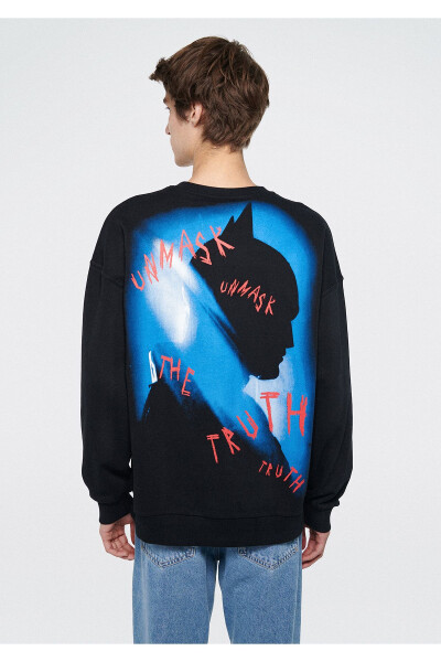 Unmask The Truth Printed Black Sweatshirt 0611235-900 - 3