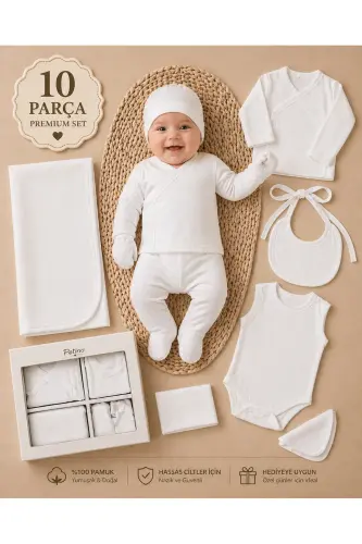 Untreated 10 Pieces Newborn Hospital Discharge - PETINO (1)