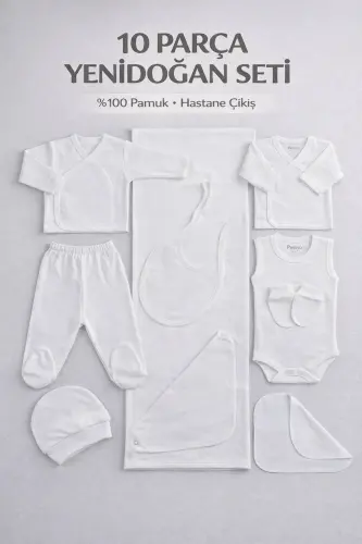 Untreated 10 Pieces Newborn Hospital Discharge - 4