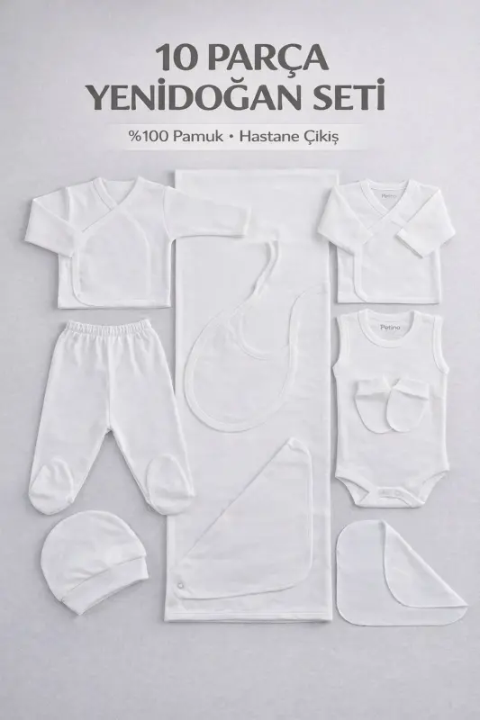 Untreated 10 Pieces Newborn Hospital Discharge - 4