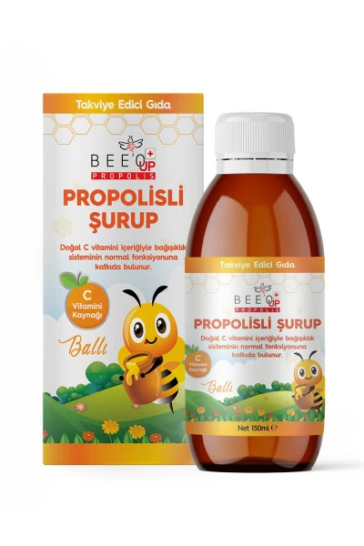 Up Asal va Propolisli Sharbat 150 Ml - BEE'O UP