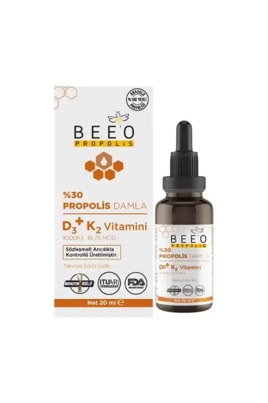 Up Propolis D3+K2 Drops - BEE'O UP