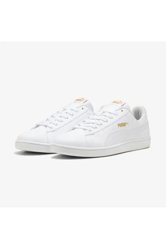UP Sneaker-Beyaz&Gold Logo - 2
