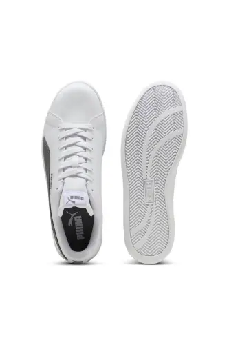 Beyaz Unisex Sneaker 372605-52 - PUMA White-Cool Dark Gray - 4