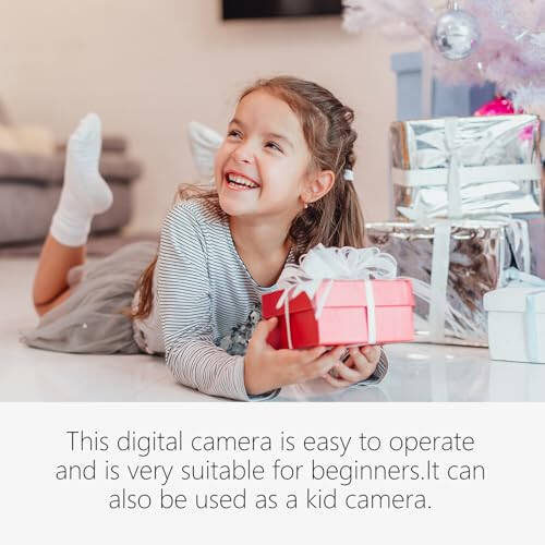 Upgrade Digital Camera for Teens, FHD 4K 68MP Digital Camera Autofocus with 32GB SD Card 16X Zoom,Cameras for Photography Compact Point and Shoot Camera for Teen Boy Girl Kids Camera Beginner - 7