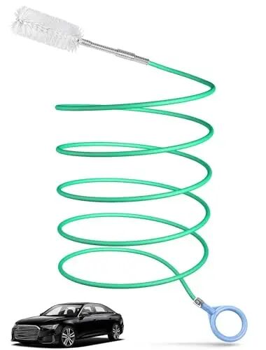 Upgraded Auto Sunroof Drain Cleaning Tool, 78 Inch Flexible Drain Brush Long Pipe Cleaners for Car, Tube Cleaning Brush Slim Drain Dredging Tool Perfect for Car Sunroof, Windshield Wiper Drain Hole - SARDVISA