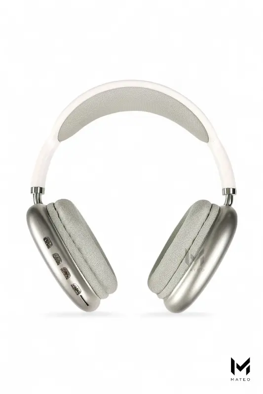 Upgraded Covered | Pro 5.3 | Wireless Bluetooth Headset | iOS Android Compatible | Stereo-Covered Silver - 6