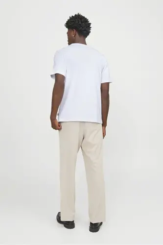 Jjeurban Edge Tee Ss O-Neck Noos Erkek T-shirt 12254412 White - WHİTE - 3