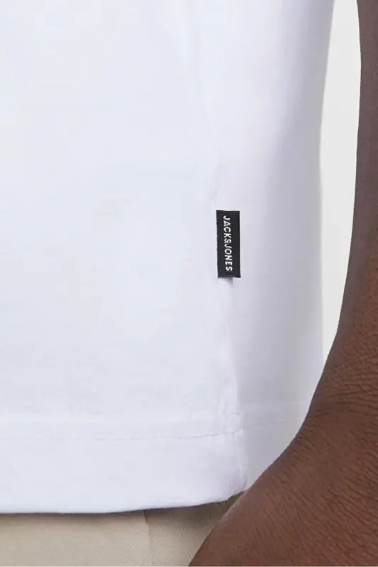 Jjeurban Edge Tee Ss O-Neck Noos Erkek T-shirt 12254412 White - WHİTE - 5