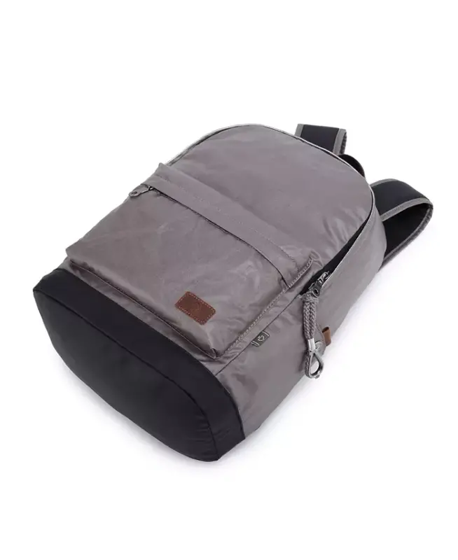 Urban Light Coated Canvas Backpack-Gray - 10