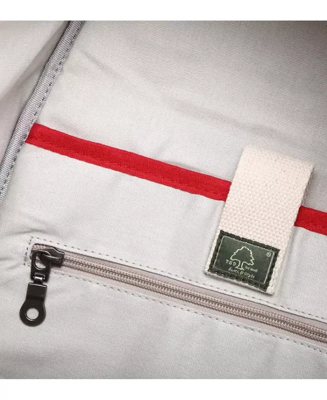 Urban Light Coated Canvas Backpack-Gray - 11