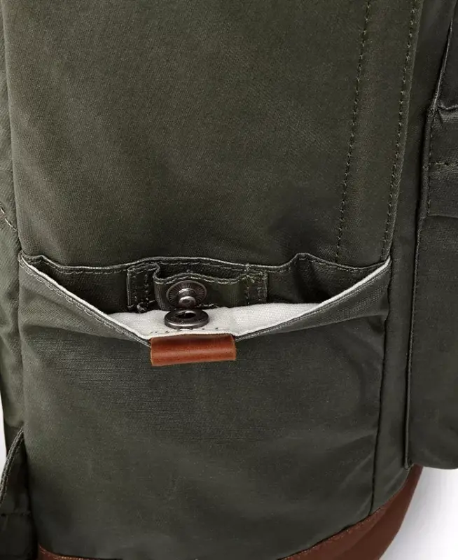 Urban Light Coated Canvas Backpack-Green - 8