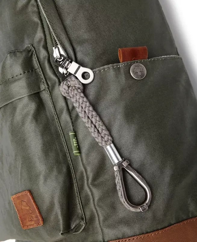 Urban Light Coated Canvas Backpack-Green - 10