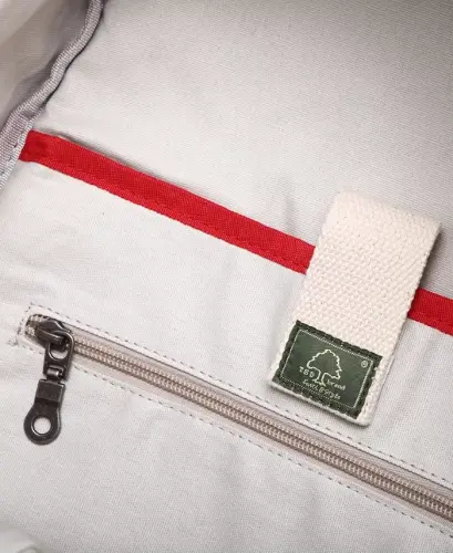 Urban Light Coated Canvas Backpack-Khaki - 11