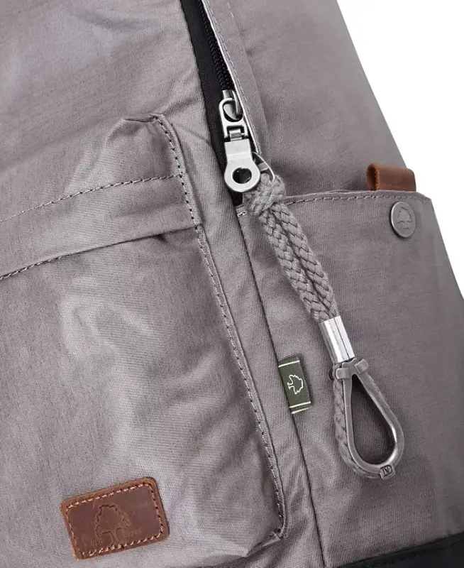 Urban Light Coated Canvas Ryukzak - Kulrang - 9