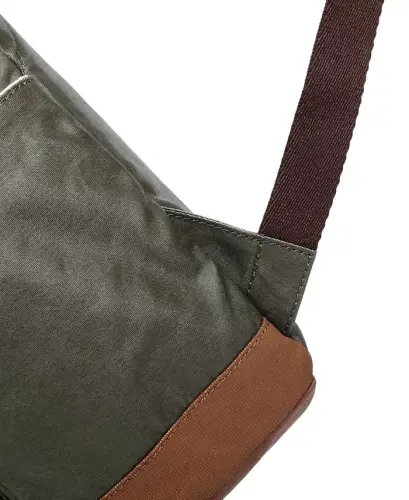 Urban Light Coated Canvas Ryukzak-Yashil - 6