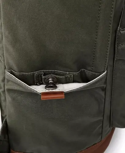 Urban Light Coated Canvas Ryukzak-Yashil - 8