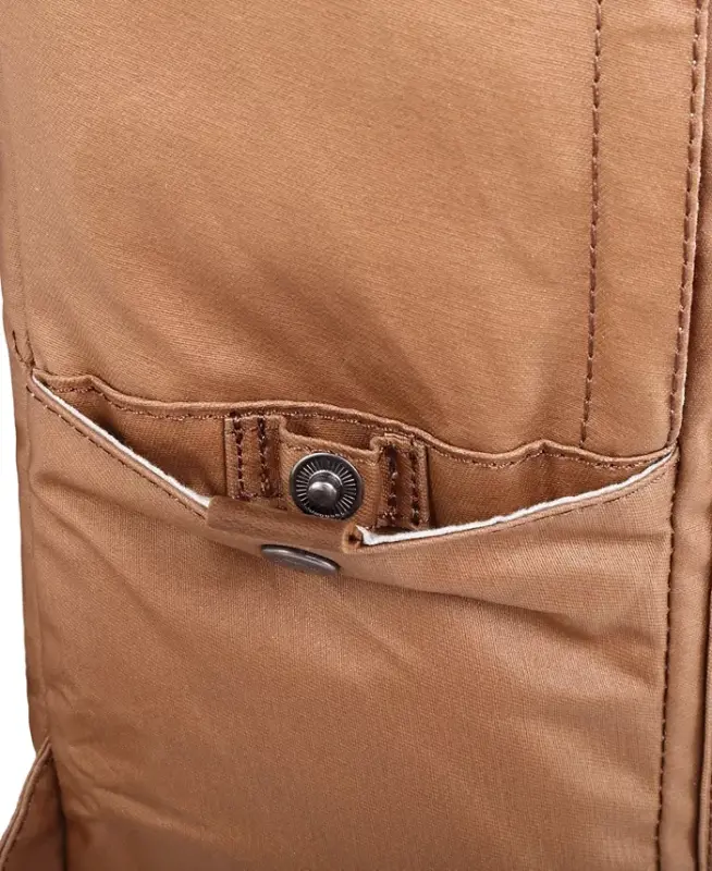 Urban Light Coated Canvas Backpack - Khaki - 8