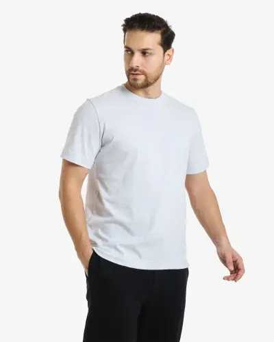 Urban T-shirt - BEYAZ-MELANJ - 3