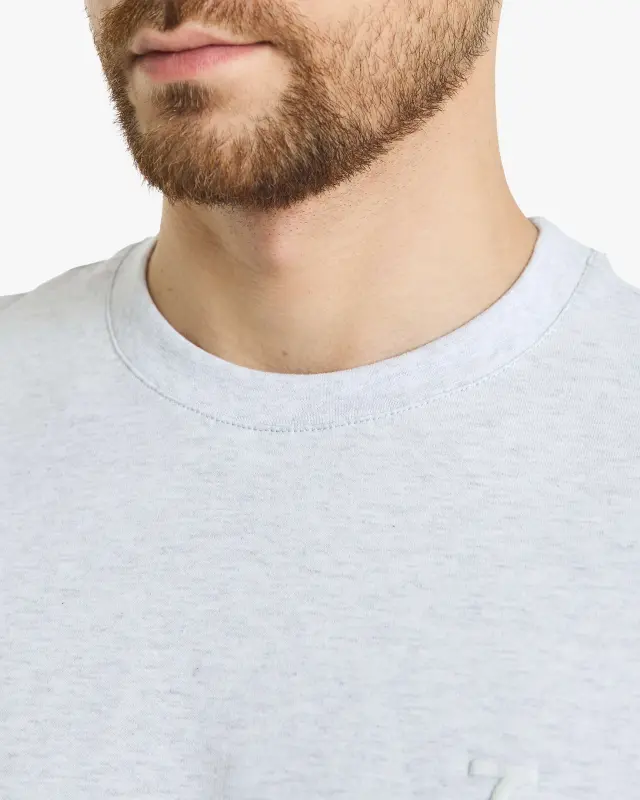 Urban T-shirt - BEYAZ-MELANJ - 6