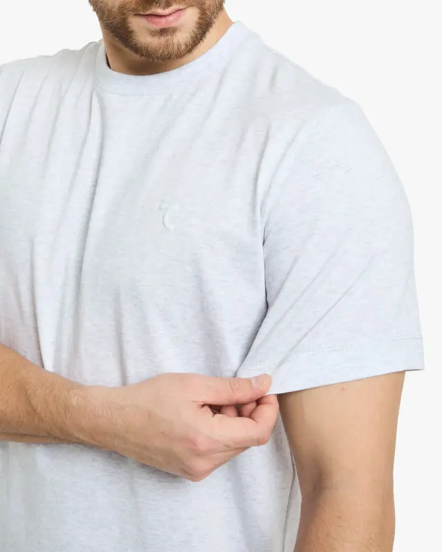 Urban T-shirt - BEYAZ-MELANJ - 9