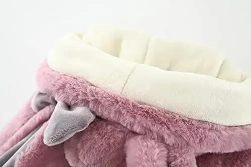 Urtrend Baby Girl's Toddler Kids Fall Winter Coat Jacket Outerwear Ears Hood Hoodie - 7