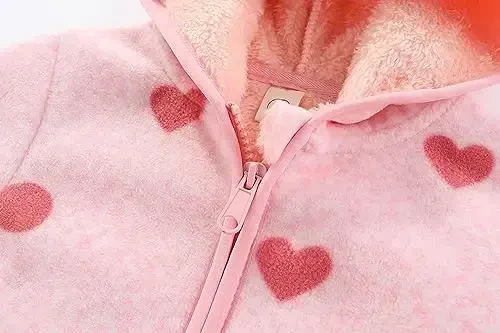 Urtrend Baby Girl's Toddler Kids Fall Winter Coat Jacket Outerwear Ears Hood Hoodie - 4