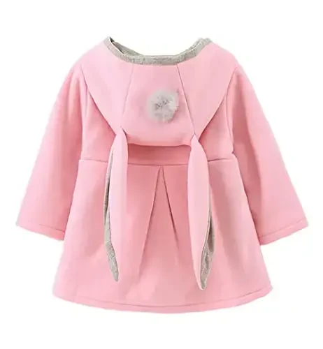 Urtrend Baby Girl's Toddler Kids Fall Winter Coat Jacket Outerwear Ears Hood Hoodie 