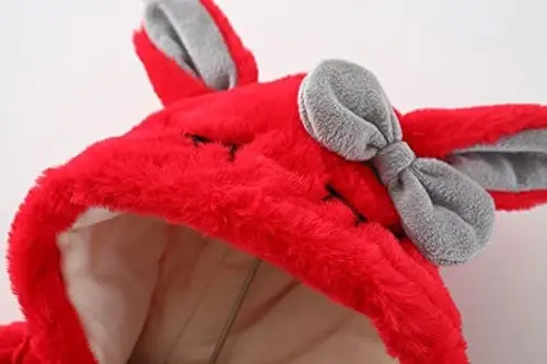 Urtrend Baby Girl's Toddler Kids Fall Winter Coat Jacket Outerwear Ears Hood Hoodie - 3